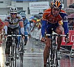 Kim Kirchen w�hrend der f�nften Etappe der Baskenland-rundfahrt 2008